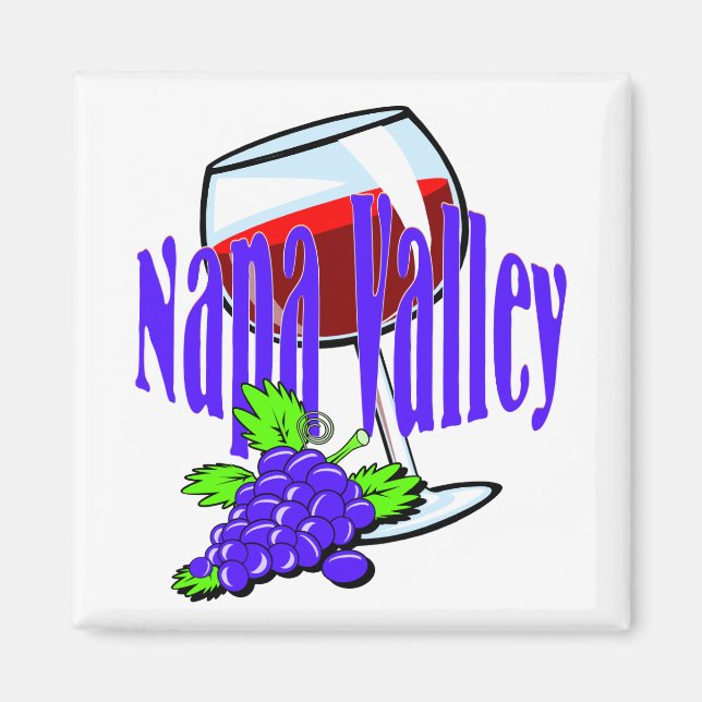 Napa Valley Wein Magnet (Vorne)