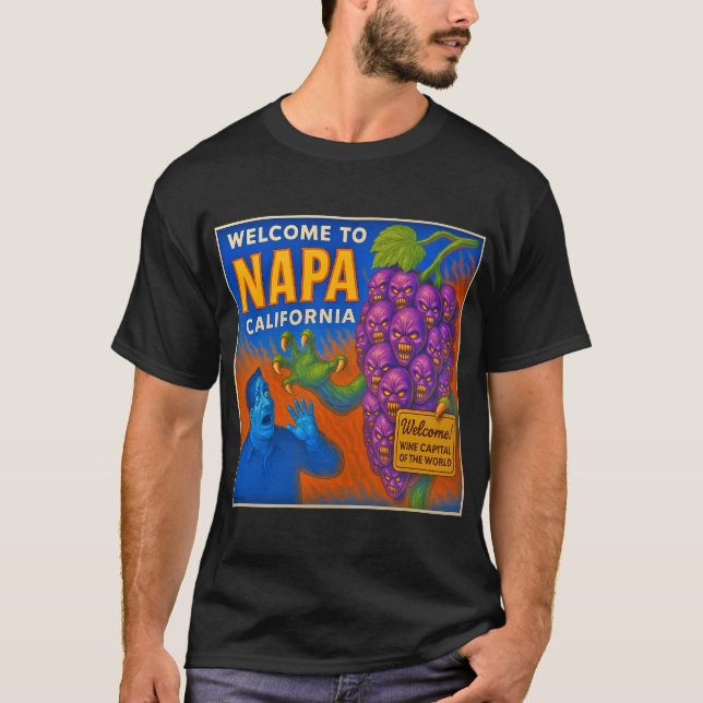 NAPA VALLEY WINE COUNTRY, CALIFORNIA. T-Shirt (Vorderseite)