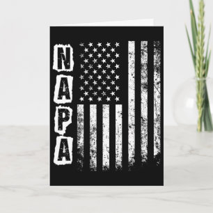 Napa Vater-Tag Amerikanische Flagge 4. Juli  Karte