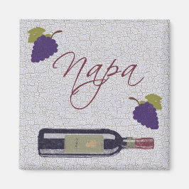Napa Vintag Wine Flasche Magnet
