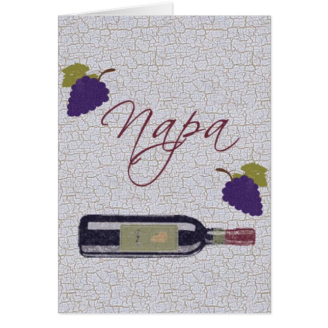 Napa Vintage Wein-Flasche (Vorne)