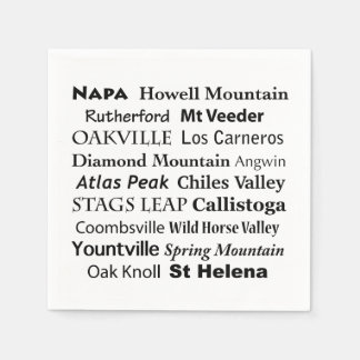 Napa Wine Country Napkins Serviette