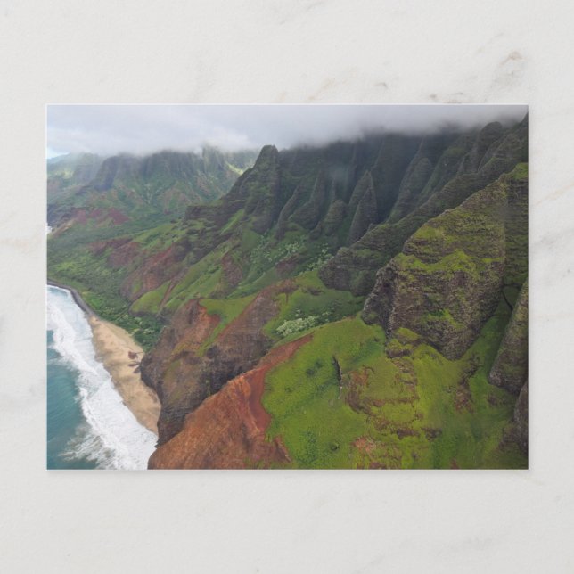 Na'Pali Coast - Kauai, Hawaii Postcard Postkarte (Vorderseite)
