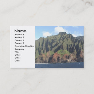 Napali Küsten-Visitenkarte Visitenkarte