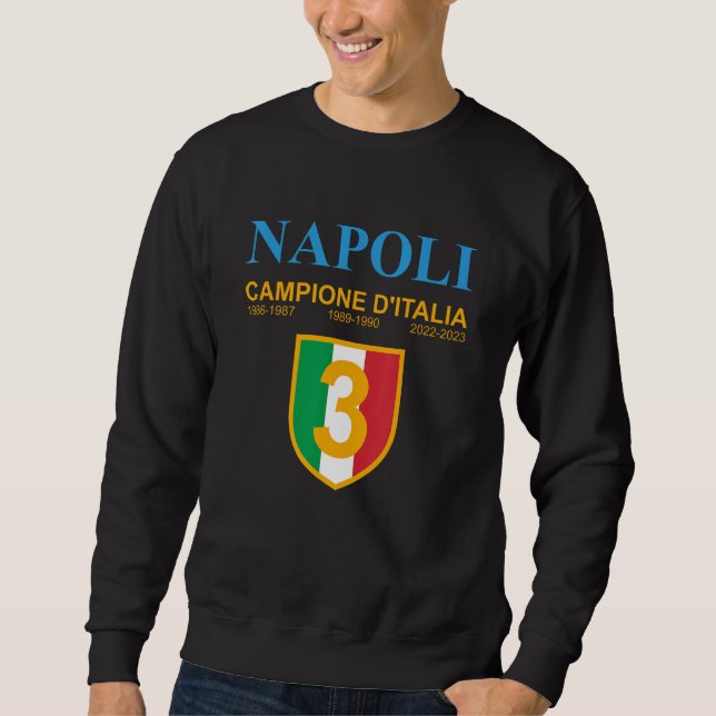 NAPEL 2022 2023 ITALIENISCHES CHAMPION SWEATSHIRT (Vorderseite)