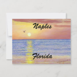 NAPEL, FLORIDA FLACHKARTE