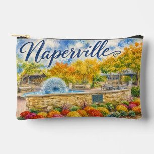 Naperville Illinois Löwenzahn Springbrunnen Riverw Zubehörtasche