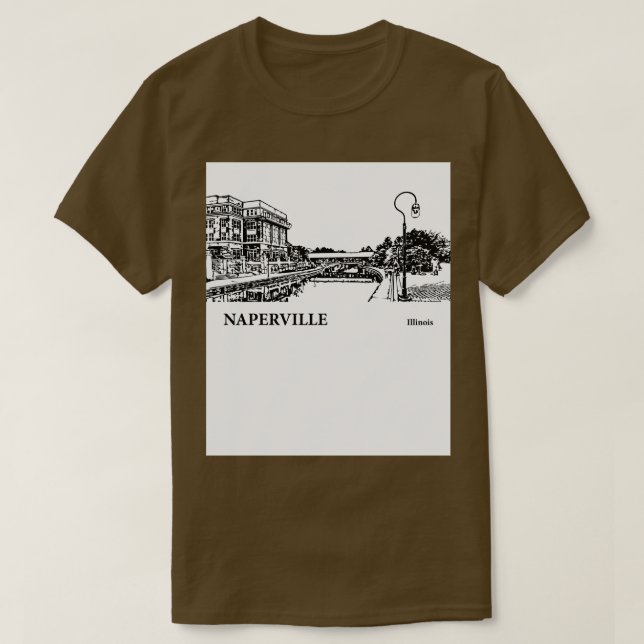 Naperville Illinois TShirt 1 (Design vorne)