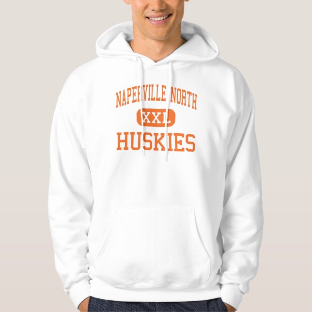 Naperville-Nord- Huskies - hohes - Naperville Hoodie (Vorderseite)