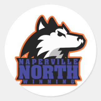 Naperville North Runder Aufkleber