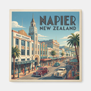 Napier Art Deco Neuseeland Magnet