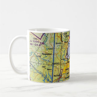 Napier Hawkes Bay Aviation VNC Diagramm Kaffeetasse