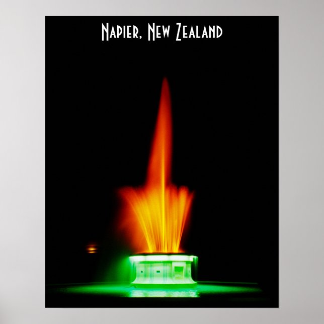 Napier NZ Poster (Vorne)