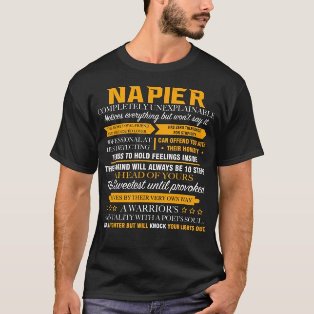 NAPIER völlig unerklärlich T-Shirt (Vorderseite)