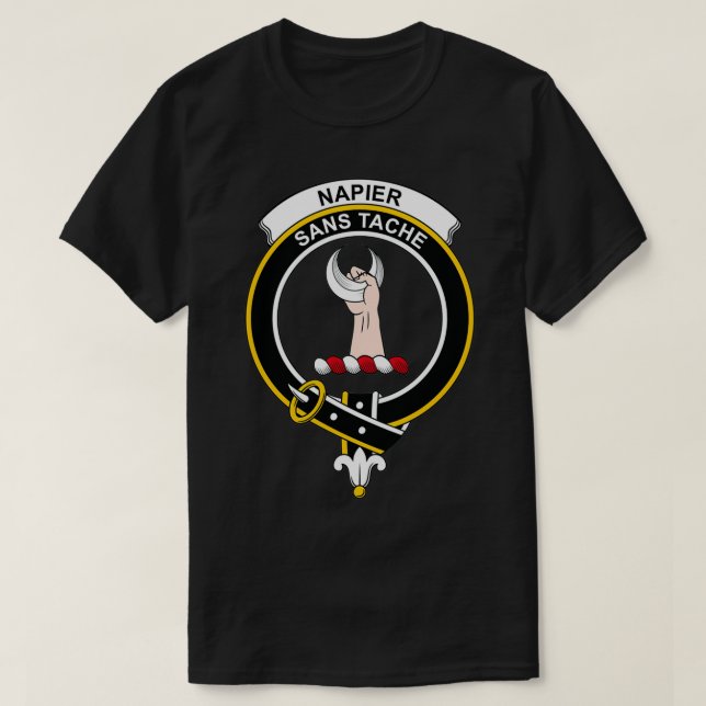 Napier Wappen Tartan Clan Scottish Clan 1 T-Shirt (Design vorne)