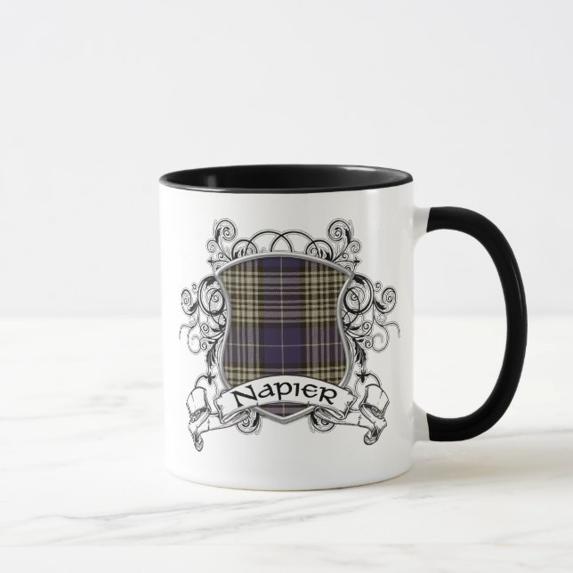 Napiertartan-Schild Tasse (Rechts)