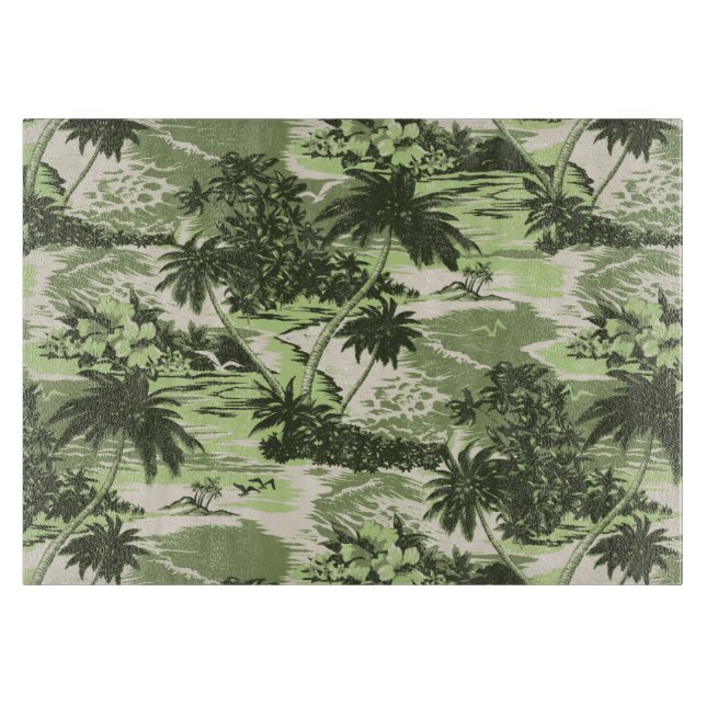 Napili Bay Hawaiian Glass Cutting Board Schneidebrett (Vorderseite)