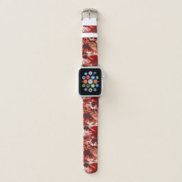 Napili Bay Hawaiian Island Landschaftlich Red Apple Watch Armband