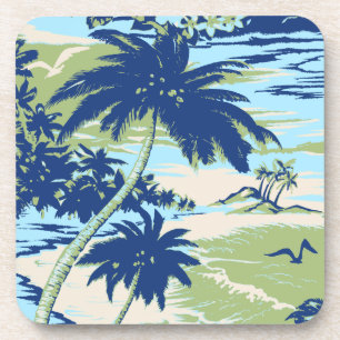 Napili Bay Hawaiian Kork-Unterlegematten Untersetzer