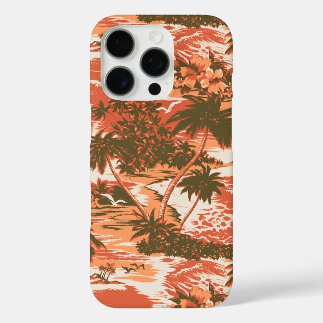 Napili Bay Hawaiian Tropical Orange Case-Mate iPhone Hülle (Rückseite)