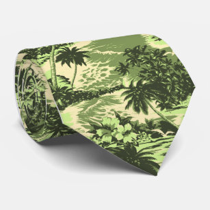Napili Bay Tropical Hawaiian Neckars Krawatte