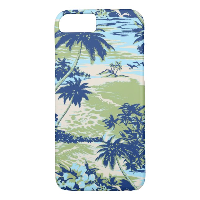 Napili Bucht hawaiischer iPhone 7 Fall Case-Mate iPhone Hülle (Rückseite)