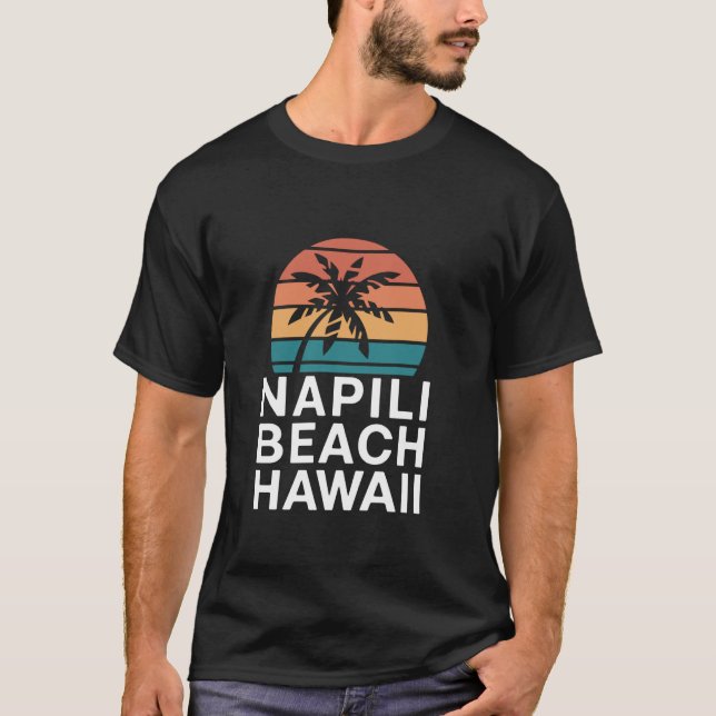 Napili-Strand Hawaii T-Shirt (Vorderseite)