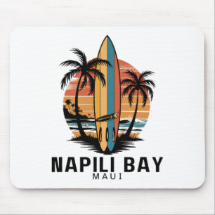 Napili Y Maui Surfen Surfer Mousepad