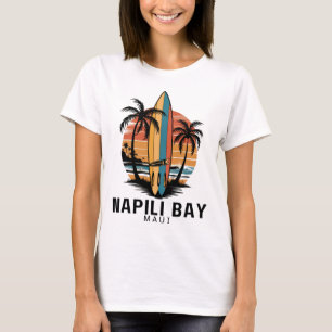 Napili Y Maui Surfen Surfer T-Shirt