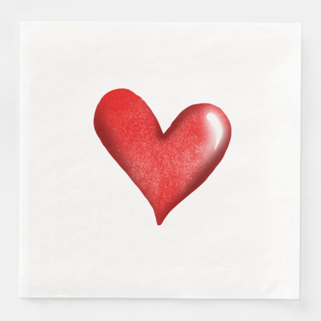 Napkin Designer Heart Serviette (Vorderseite)