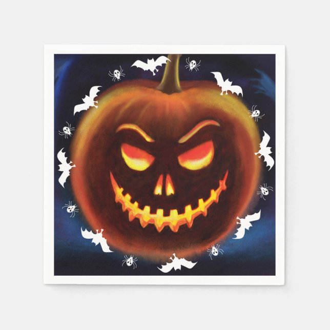 Napkin für Halloween-Party-Monster Serviette (Vorderseite)