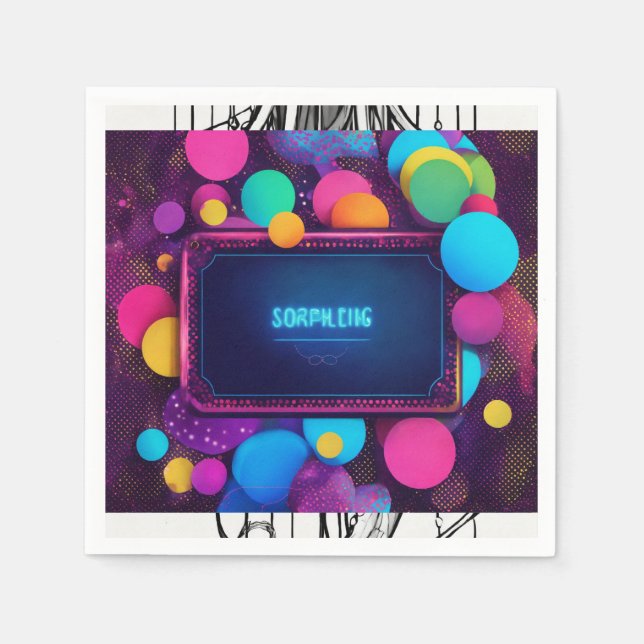 Napkin Nouveau: Erleben Sie Ihr Abendessen mit Serviette (Vorderseite)