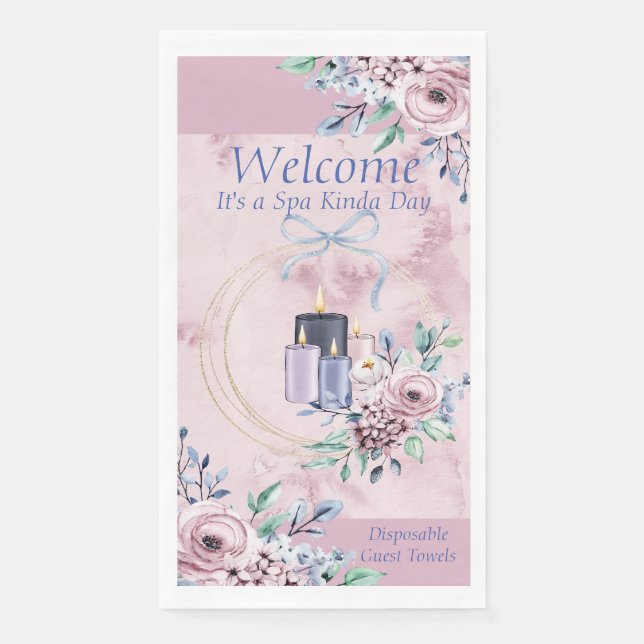 Napkin Papier Handtuch Qty 50 Wellness-Center Kind Serviette (Vorderseite)