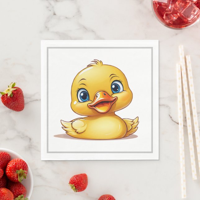 Napkin - Rubber Ducky Serviette (Beispiel)