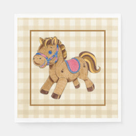 Napkin Toy Horse Serviette