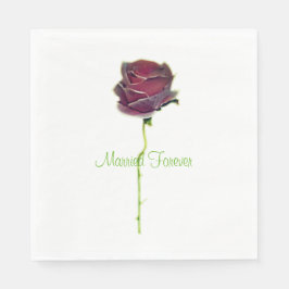 NAPKIN WEDD DAY ROMANTIC NAPKIN STIL SERVIETTE