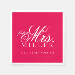 Napkin - zukünftige Frau Serviette