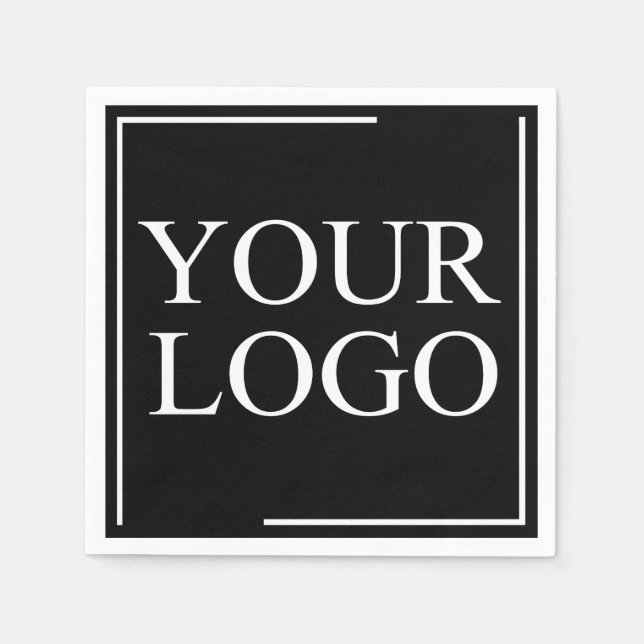 Napkins Custom Cocktail Personalisiert ADD LOGO Serviette (Vorderseite)