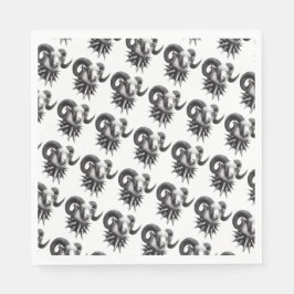 Napkins gotische Ziegenkunst der dunklen Kunst Serviette