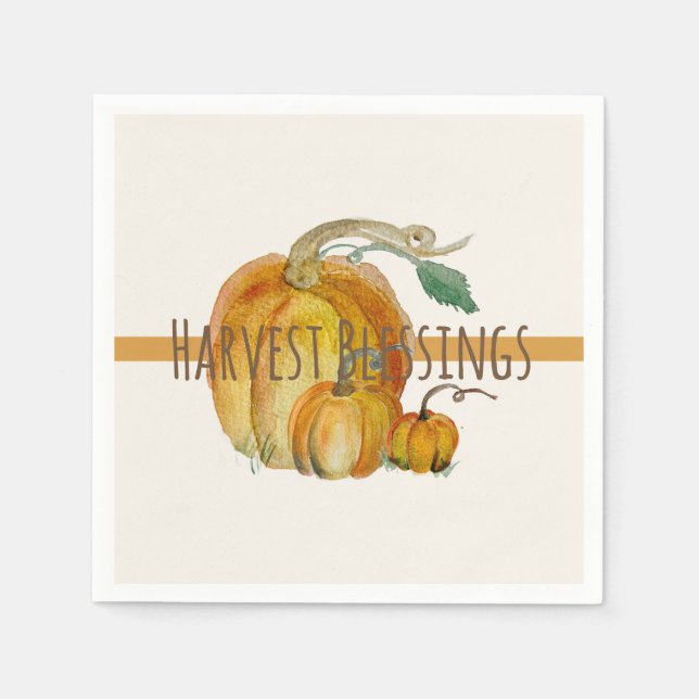 Napkins: Harvest Blessings Serviette (Vorderseite)