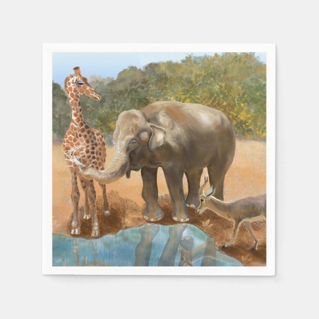 Napkins - Kunst von Debbie Davidsohn - Geschenke Serviette (Vorderseite)