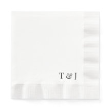 Napkins mit Monogrammen