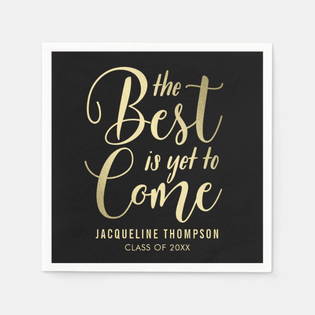 Napkins-Party der besten Zukunft Serviette (Vorderseite)