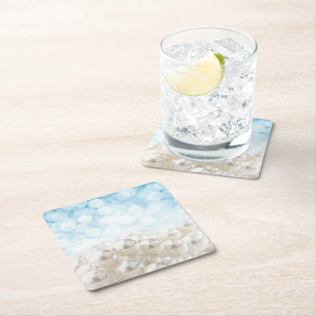 Napkins Rechteckiger Pappuntersetzer (Vor Ort)