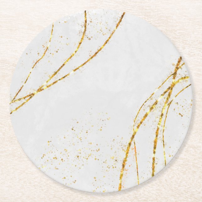 Napkins Runder Pappuntersetzer (Vorderseite)