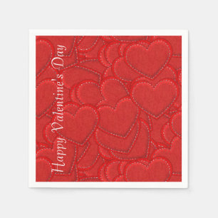 Napkins-Tage am Valentinstag Serviette