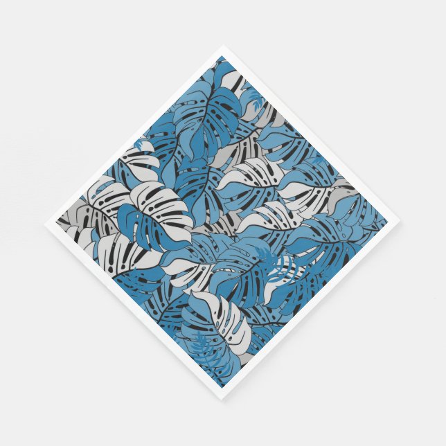 Napkins-Tropische Blätter Serviette (Ecke)