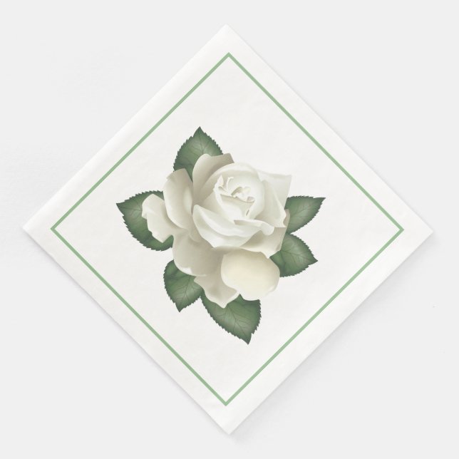 Napkins-Vintage Rose Serviette (Ecke)