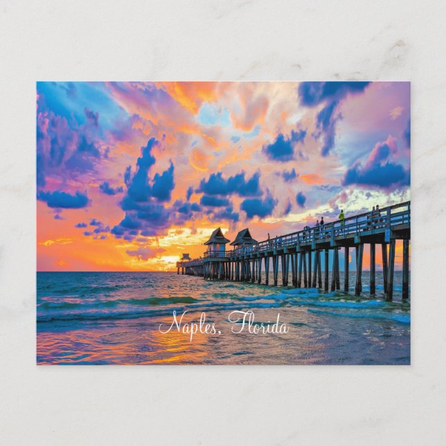 Naples, Florida scenic Postcard Feiertagspostkarte (Vorderseite)