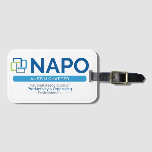 NAPO Austin Luggage Tag Gepäckanhänger (Vorderseite (Horizontal))